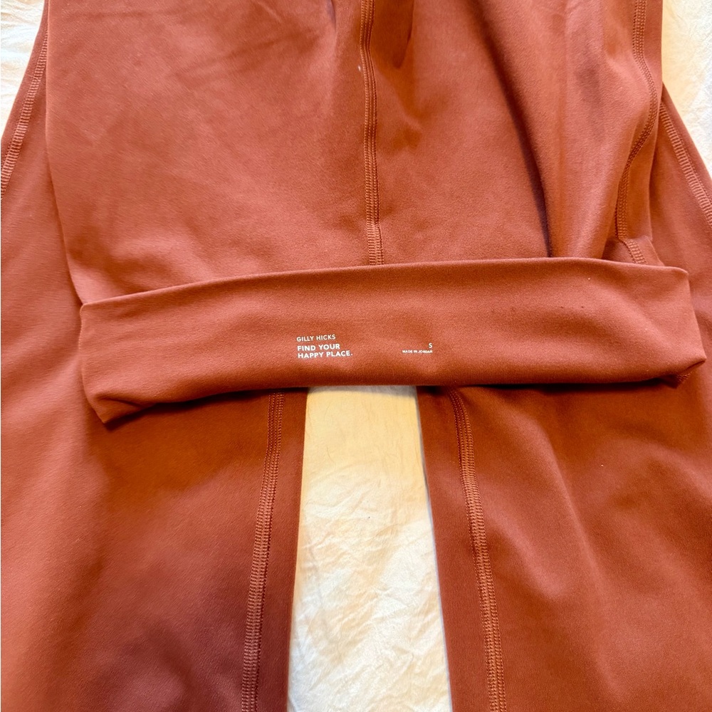 Gilly Hicks Rust-Brown Flare Pants - Picture 3 of 4